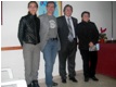 Foto di rito con alcuni componenti del consiglio comunale assieme al presidente dell'Avis di Salemi e al Dott. Marco Spada.